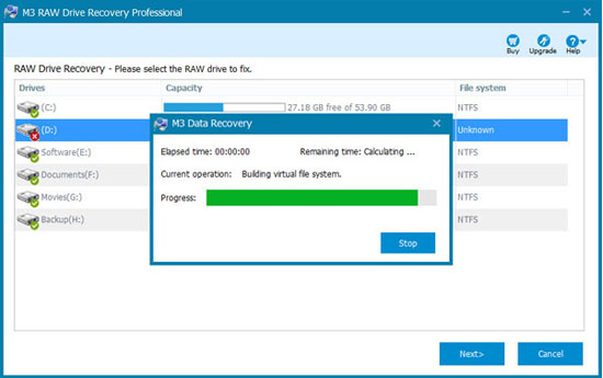 m3 raw drive recovery full gratis